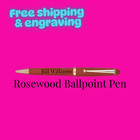 Rosewood Ballpoint Pen Personalization Available