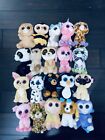 Lot Of 20 Ty Beanie Boos Solid Eyes Purple Tush Tag No Heart Tag Bundle  bse3