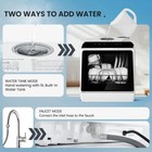 Mini Portable Dishwasher Countertop Compact Dishwashers  Tabletop Small N56