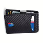 Slim Mens Wallet With Money Clip Leather Rfid Blocking Bifold Credit Card Holder