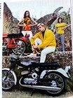 1967 Rapido 125cc Harley Davidson Motorcycle Print Ad 