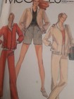 Mccall s 7428 Sports Jacket Pants Shorts Sewing Pattern Ladies 14 Vtg Uc Active