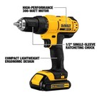 Dewalt  dcd771c2  20v Max Lithium-ion Compact Drill driver Kit