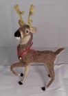 Vintage Handmade Felted Reindeer Christmas Decor Handsome Buck 