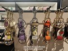         coach Trigger Snap Bag Charm Refined Calf Leather Key Chain        