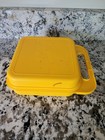Vintage Tupperware Tuppertoys Art Set Stencils   Carry Case Holidays  Shapes