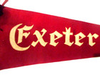 Phillips Exeter Academy Pennant  Xl  Extremely Rare  33x12 Newman Mfg 1930 s