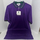 Wimbledon Lawn Tennis Polo Shirt Mens Large Purple Championships England
