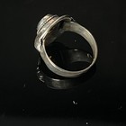 Vintage 925 Sterling Silver Ornate Fire Citrine Statement Ring Size 7