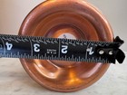 Vintage Solid Copper Shield Chamber Candle Holder Brass Handle Usa
