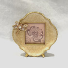 Jay Strongwater Small Frame Enamel W swarovski Crystal Dragonfly 2-5 8  X 2-5 8 