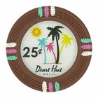 New Bulk Lot Of 400 Desert Heat Poker Chips - Pick Denominations 
