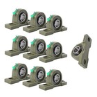 Self Aligning Pillow Block Bearing Ucp205-16 1 Bore 10 Pcs 2 Bolt Solid Base