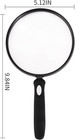 10x Large Magnifying Glass For Reading  Upgraded Handheld Magnifier With 5 12inc