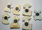 Vintage 1980s Care Bears Fridge Magnets