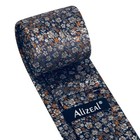  Mens 3 15inches Exquisite Floral Tie With Small Flower A142-navy gray rust