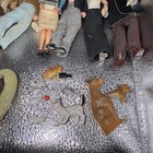 Vintage Lundby Dollhouse Lot Of 19 Various People Children Animals Pets