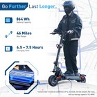 Hiboy Titan 1000w 25mph 46mi Adult Foldable Electric Scooter W 10  All-terrain