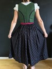 Gossl Trachten Dress Apron Top Eu38 Cotton Linen Dirndl Boned Bodice Octoberfest