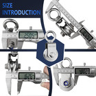 Cable Pulley Wheel Stainless Steel With Ball Bearing Carabiner  Stainless Steel 