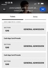3x John Summit Floor Tickets 11 24 United Center Face Value