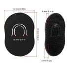 6 Packs Soft Portable Pocket Palm Combs  Shampoo Comb  Massager Hair Brush  Scal