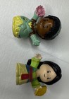 Fisher-price Little People Disney Princess  Flounder And Bed Figures Lot Of 7