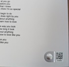 Rebecca Sugar Signed Lyric Sheet Love Like You  Steven Universe Swau Coa