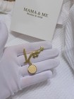 Personalized Baby Name Brooch Gold Plated Sterling Silver With Ayat Al Kursi Gif