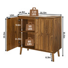 Sideboard Buffet Cabinet With Storage  Farmhouse Buffet Cabinet With Paper