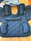 Honig   s Whistle Stop Elite Umpire Chest Protector Size Xl Black Silver Mesh Vest