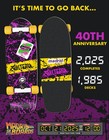Madrid X Back To The Future Valterra 40th Anniversary Limited Skateboard  214  