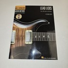 Set Of 2 Guitar Instruction Books  Hal Leonard Lead Licks guitar Clues Greg Koch