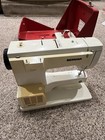 Vintage Bernina 830 Record Sewing Machine Original Red Case  Pedal  Accessories 