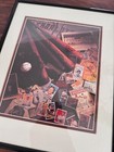 Vintage Baseball  Print Framed Great For The Man Boy Gift Decor