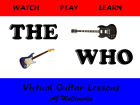 Custom Guitar Lessons  Learn The Who - Dvd Video