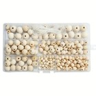Multi-size Wooden Beads Craft Kit - Diy For Home Decor   Jewelry Making