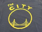 Golden State Warriors    the City    Men   s Black Nba T-shirt - Adidas - Medium