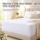 Bed Bug Proof Mattress Encasement     Waterproof Zippered Mattress Cover All Sizes