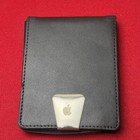 Rare Apple Employee Exclusive Leather Notepad Business Card Case Holder W  Pen
