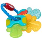 Nuby Ice Gel Teether Keys Bright Colors Easy To Hold Unisex Babies 3m Teether