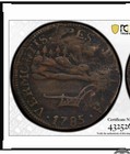 1787   vermontis   Pcgs Vf Details - About 60 Known  Rare Vermont Colonial