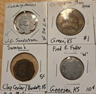 Kansas Ks Trade Token Lot Of 20 Good For Blue Rapids Delphos Newton Green Andale
