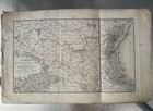 1814 Antique Map Position Of The Army Prince Evgenii Italy 17   x10   
