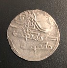 Ancient Ottoman Empire Turkey Silver Akce Hammered Coin Arabic Script 0 41g