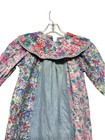 Vintage Baby Guess 90s Denim Floral Patchwork One Piece Romper Jumpsuit 6 Years