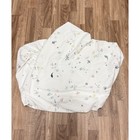Nestig Seascape Organic Cotton Crib Fitted Sheet Ocean Whale Octopus Print