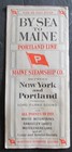 Maine Steamship Co Portland Line 1911 Brochure W Deck Plans Schedule Map  hotels