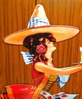 Rare  2005 Miller High Life Beer Girl Standing On Case Tin Sign  ex    32 x57 