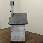 Handmade Bird House Reclaimed Wood Feeder Primitive Rustic Garden Art Vintage